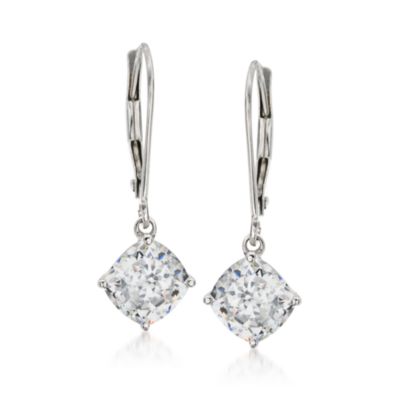 2.15 ct. t.w. CZ Earrings in 14kt White Gold &mdash; Alt Image 1