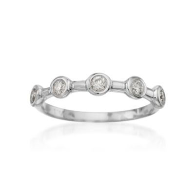.30 ct. t.w. Bezel-Set Diamond Band in 14kt White Gold &mdash; Alt Image 1