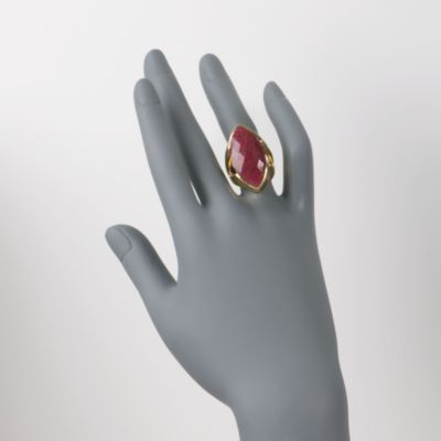 30.00 ct. t.w. Ruby Ring in 18kt Over Sterling &mdash; Alt Image 2