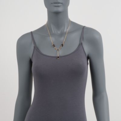 5.90 ct. t.w. Quartz and 3.15 ct. t.w. Citrine Y-Necklace in 14kt Yellow Gold &mdash; Alt Image 4