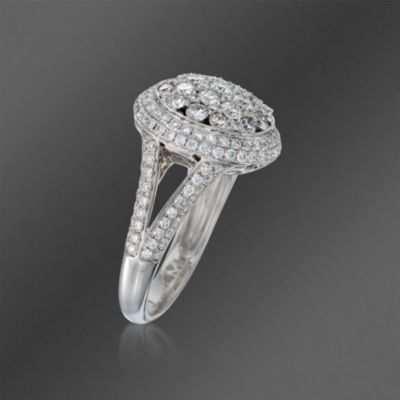 Gregg Ruth 2.00 ct. t.w. Pave Diamond Dome Ring in 18kt White Gold. Size 6.5 &mdash; Alt Image 3