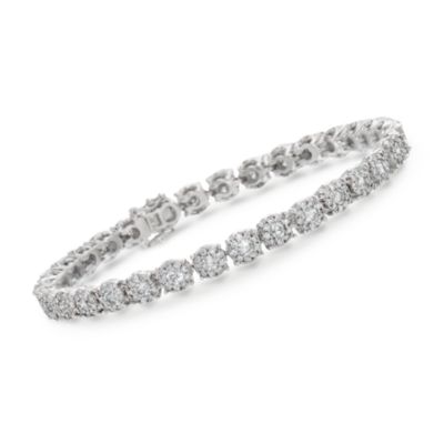 6.00 ct. t.w. Diamond Bracelet in 14kt White Gold. 7" &mdash; Alt Image 1