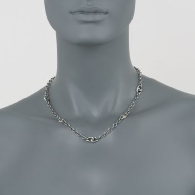 Scott Kay Knot Link Necklace 4.5mm  in Sterling Silver &mdash; Alt Image 2