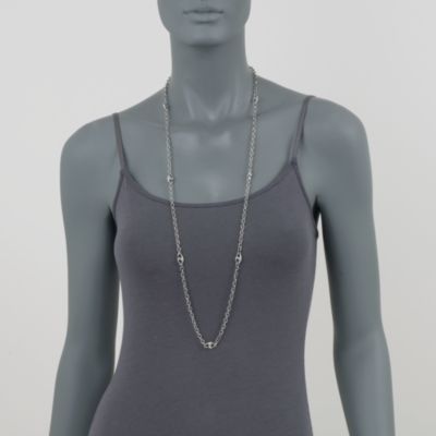 Scott Kay Knot Link Necklace 4.5mm  in Sterling Silver &mdash; Alt Image 3