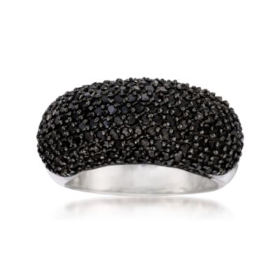 1.75 ct. t.w. Black CZ Dome Ring in Sterling Silver &mdash; Alt Image 1