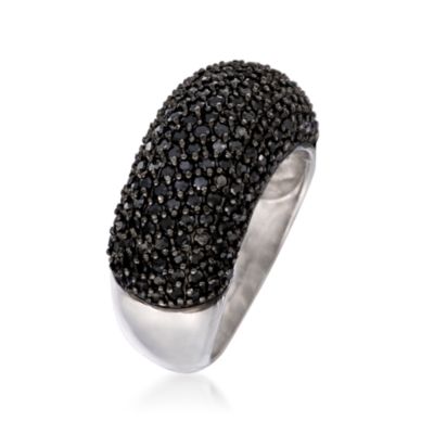 1.75 ct. t.w. Black CZ Dome Ring in Sterling Silver &mdash; Alt Image 3