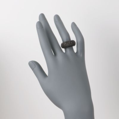 1.75 ct. t.w. Black CZ Dome Ring in Sterling Silver &mdash; Alt Image 2
