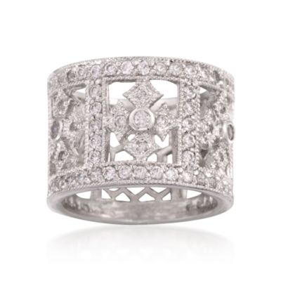 1.90 ct. t.w. CZ Ring in Sterling Silver &mdash; Alt Image 1