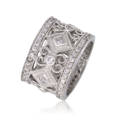 1.60 ct. t.w. CZ Eternity Band in Sterling Silver &mdash; Alt Image 3
