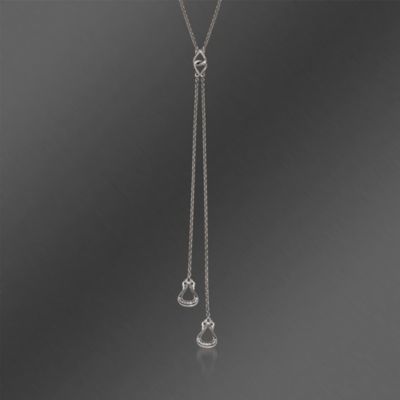 Scott Kay Sapphire Necklace in Sterling Silver. 20" &mdash; Alt Image 1