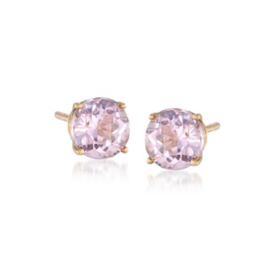 1.85 ct. t.w. Morganite Earrings in 14kt Yellow Gold &mdash; Alt Image 1