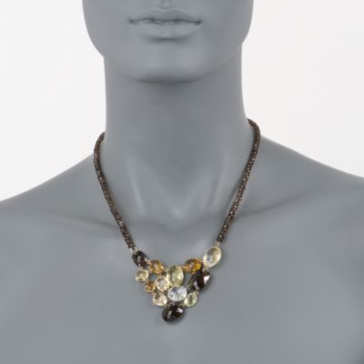 120.05 ct. t.w. Multi-Gem Necklace in 14kt Yellow Gold. 16" &mdash; Alt Image 2