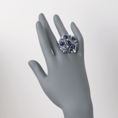 Roberto Coin 14.25 ct. t.w. Multi-Gem and .52 ct. t.w. Diamond "Fantasia" Ring in 18kt White Gold. Size 6.5 &mdash; Alt Image 2