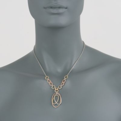1.30 ct. t.w. Diamond Y-Necklace in 14kt Tri-Colored Gold. 20" &mdash; Alt Image 2
