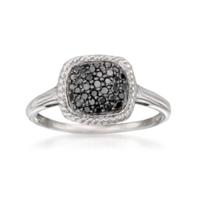 .25 ct. t.w. Black Diamond Ring in Sterling Silver &mdash; Alt Image 1