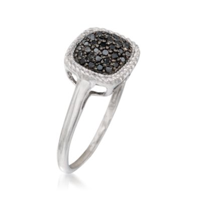 .25 ct. t.w. Black Diamond Ring in Sterling Silver &mdash; Alt Image 3