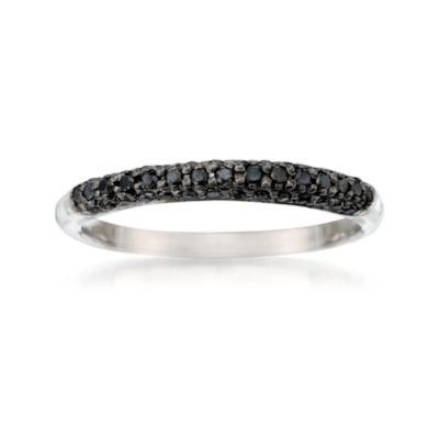 .25 ct. t.w. Black Pave Diamond Ring in Sterling Silver &mdash; Alt Image 1