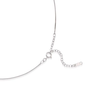.15 ct. t.w. Diamond Breast Cancer Ribbon Pendant Necklace in Sterling Silver. 18" &mdash; Alt Image 3