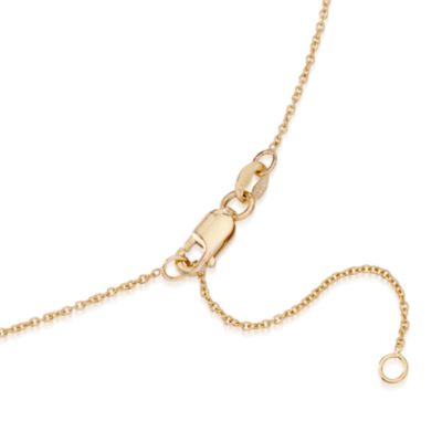 Roberto Coin "Tiny Treasures" .24 ct. t.w. Diamond Horseshoe Necklace in 18kt Yellow Gold &mdash; Alt Image 3