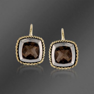Andrea Candela 1.75 ct. t.w. Smoky Quartz Earrings in Two-Tone &mdash; Alt Image 1