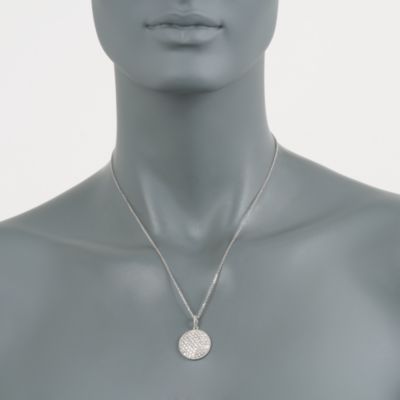 1.80 ct. t.w. Diamond Disc Necklace in 14kt White Gold &mdash; Alt Image 3