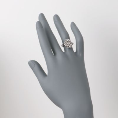 C. 1950 Vintage .30 ct. t.w. Diamond Ring in 14kt White Gold. Size 7.5 &mdash; Alt Image 2