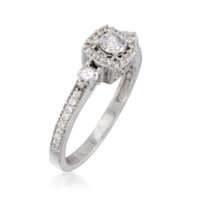 .75 ct. t.w. CZ Ring in Sterling Silver &mdash; Alt Image 3