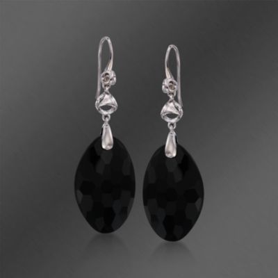Di Modolo "Cage" Black Onyx Earrings in Sterling Silver &mdash; Alt Image 1