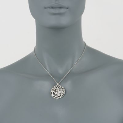 Di Modolo 2.37 ct. t.w. "Medallion" Rock Crystal Quartz Necklace in Sterling Silver. 16" &mdash; Alt Image 2