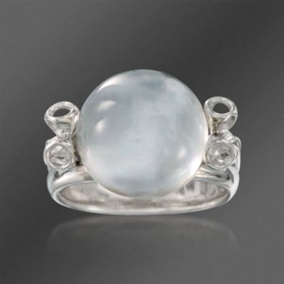 Di Modolo Mother-Of-Pearl Doublet Ring in Sterling Silver. Size 7 &mdash; Alt Image 1