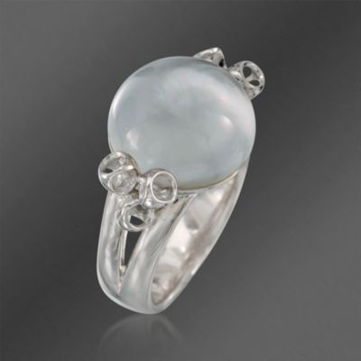 Di Modolo Mother-Of-Pearl Doublet Ring in Sterling Silver. Size 7 &mdash; Alt Image 3