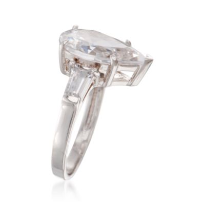 6.30 ct. t.w. CZ Ring in Sterling Silver &mdash; Alt Image 3