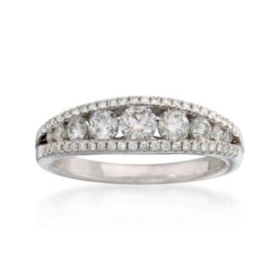 .82 ct. t.w. Diamond Wedding Ring in 18kt White Gold &mdash; Alt Image 1