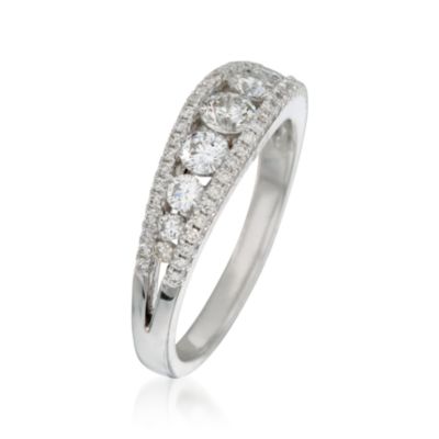.82 ct. t.w. Diamond Wedding Ring in 18kt White Gold &mdash; Alt Image 3