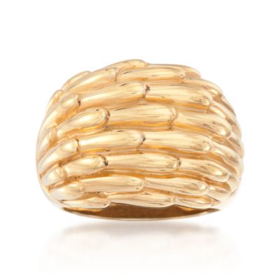 Vermeil Dome Ring &mdash; Alt Image 1