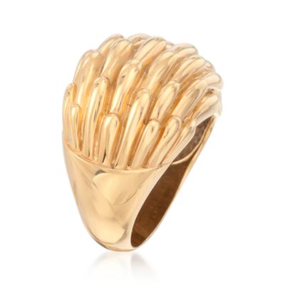 Vermeil Dome Ring &mdash; Alt Image 3