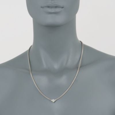 C. 1990 Vintage Scott Kay 1.06 Carat Diamond Necklace in Platinum. 21" &mdash; Alt Image 2