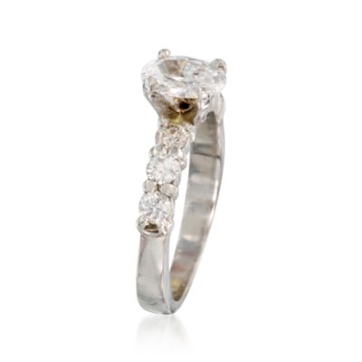 C. 2000 Vintage 1.23 ct. t.w. Diamond Ring in 14kt White Gold. Size 5.5 &mdash; Alt Image 3