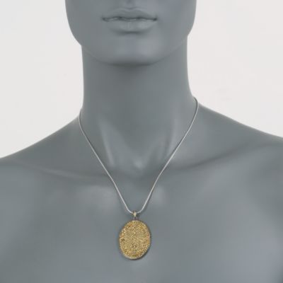 5.75 ct. t.w. Yellow Sapphire Pendant in Sterling Silver &mdash; Alt Image 2