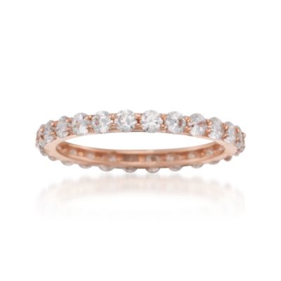 1.15 ct. t.w. CZ Eternity Band in 14kt Rose Gold &mdash; Alt Image 1