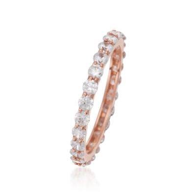 1.15 ct. t.w. CZ Eternity Band in 14kt Rose Gold &mdash; Alt Image 3