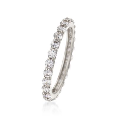 1.15 ct. t.w. CZ Eternity Band in 14kt White Gold &mdash; Alt Image 3