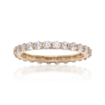 1.15 ct. t.w. CZ Eternity Band in 14kt Yellow Gold &mdash; Alt Image 1