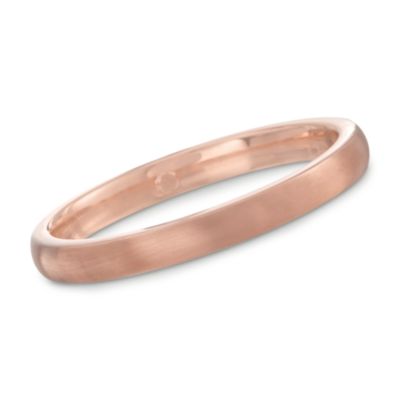 Italian 18kt Rose Gold Over Sterling Stackable Bangle Bracelet. 7" &mdash; Alt Image 1