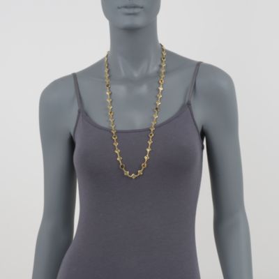 C. 2000 Vintage David Yurman 15.95 ct. t.w. Multi-Gem Necklace in 18kt Yellow Gold. 31.5" &mdash; Alt Image 2