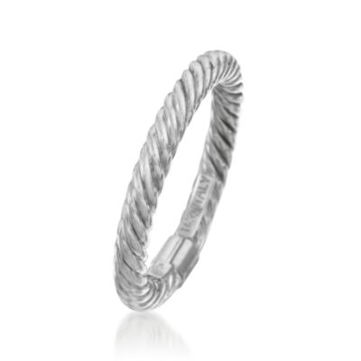 14kt White Gold Twisted Ring &mdash; Alt Image 3