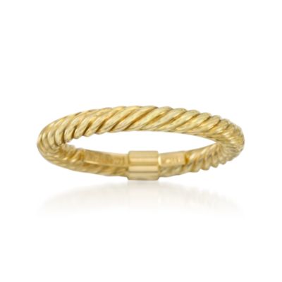 14kt Yellow Gold Twisted Ring &mdash; Alt Image 1