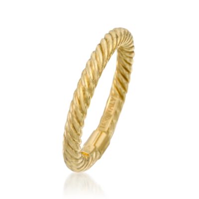 14kt Yellow Gold Twisted Ring &mdash; Alt Image 3