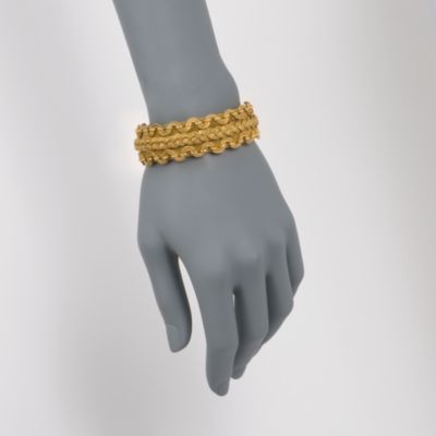 C. 1970. Vintage Tiffany Jewelry 18kt Yellow Gold Bracelet. 7.5" &mdash; Alt Image 2