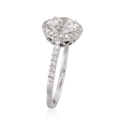 Gregg Ruth 1.02 ct. t.w. Diamond Cluster Ring in 18kt White Gold. Size 6.5 &mdash; Alt Image 3